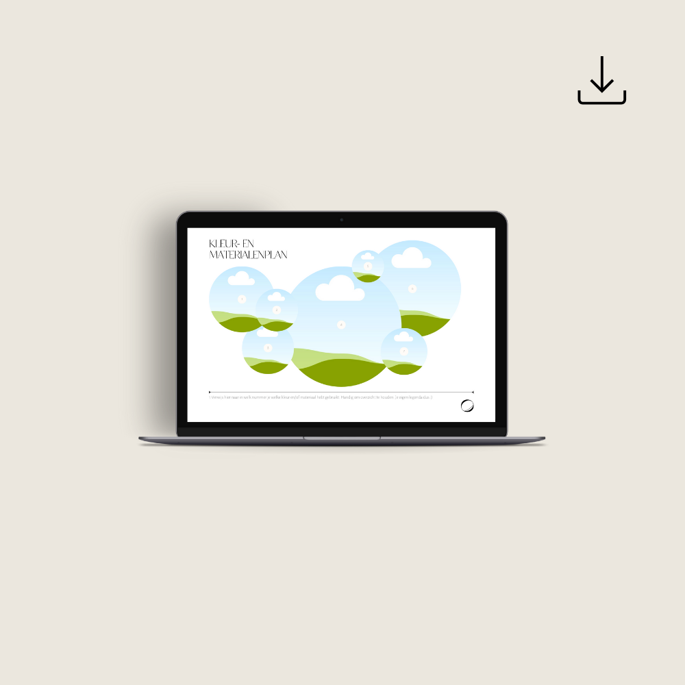 Kleur- en materialenplan template