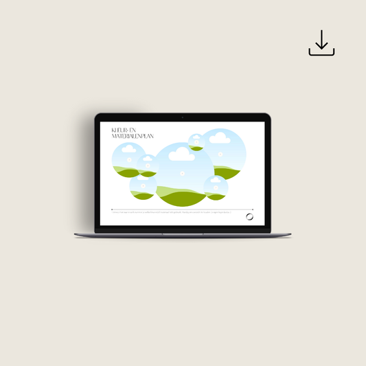Kleur- en materialenplan template